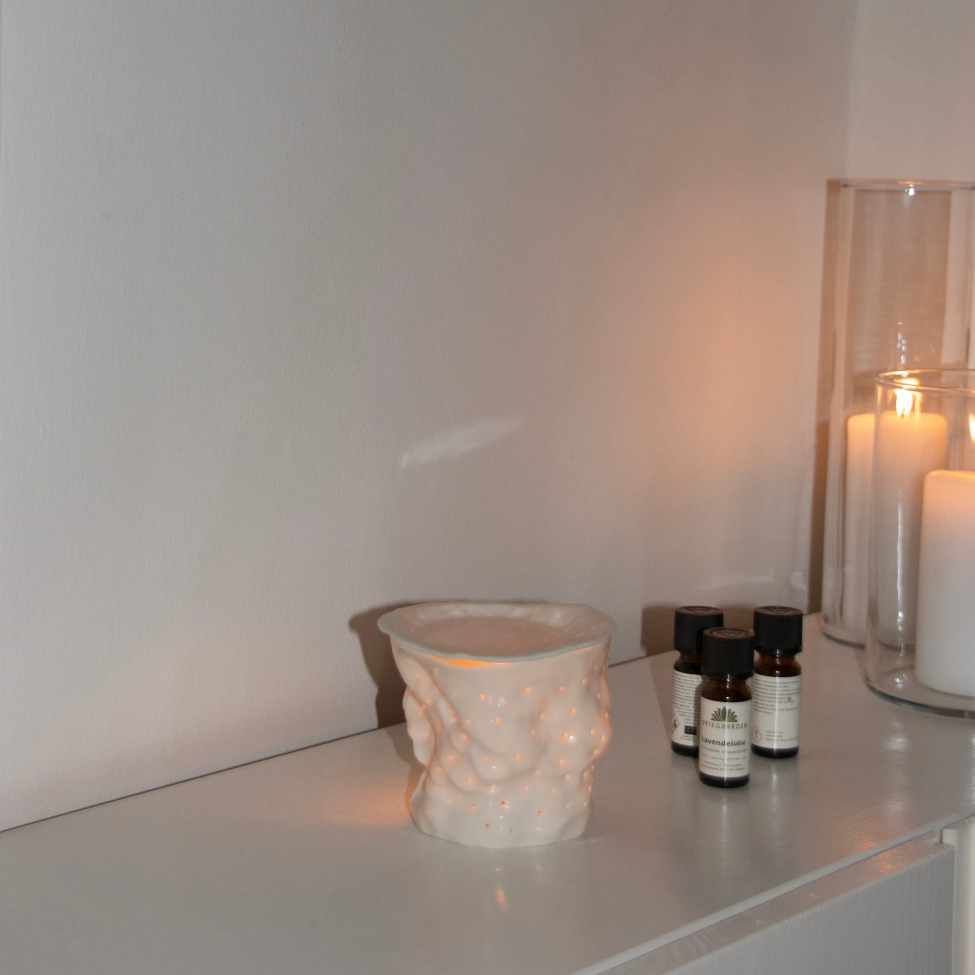 Krøllet Aroma Duftlampe