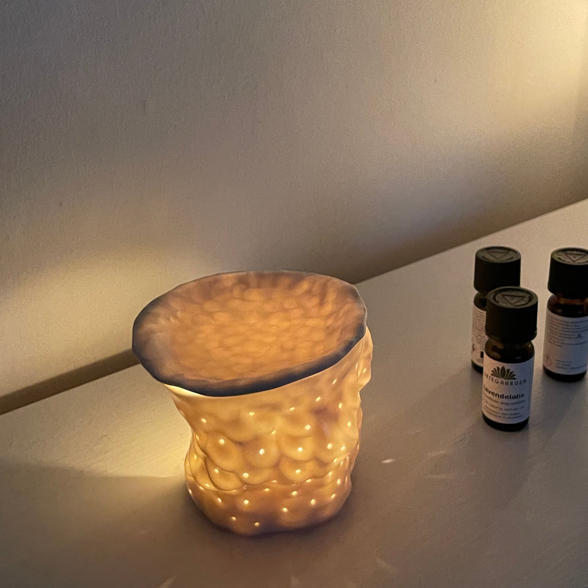 Krøllet Aroma Duftlampe