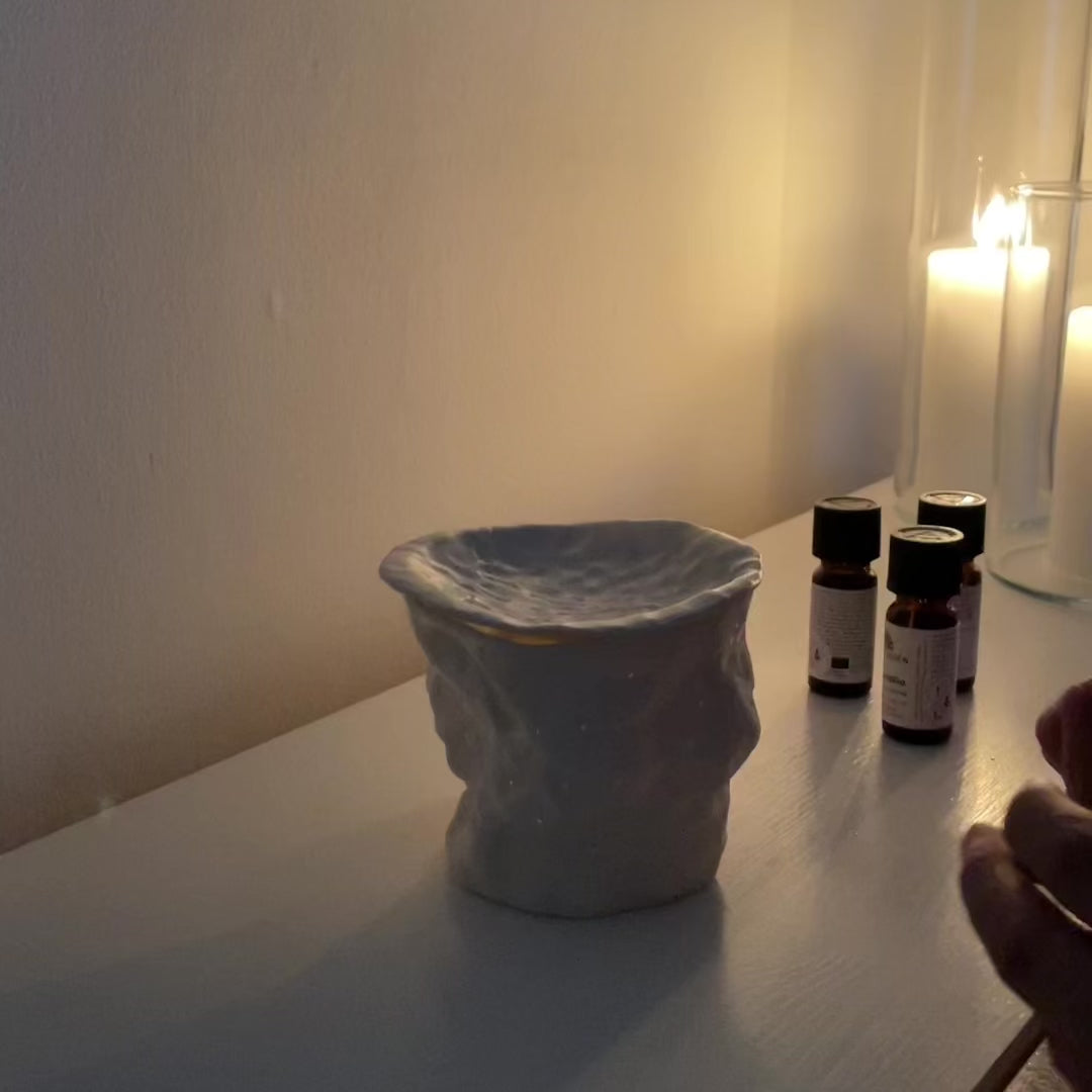 Krøllet Aroma Duftlampe