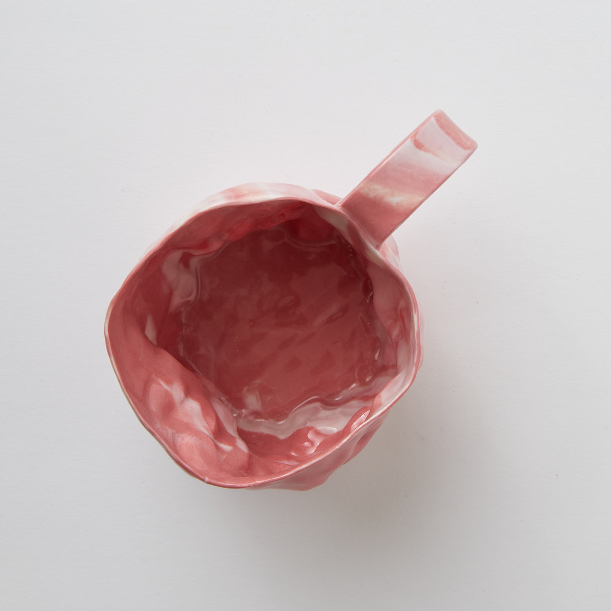 Krøllet Lyserød Kop